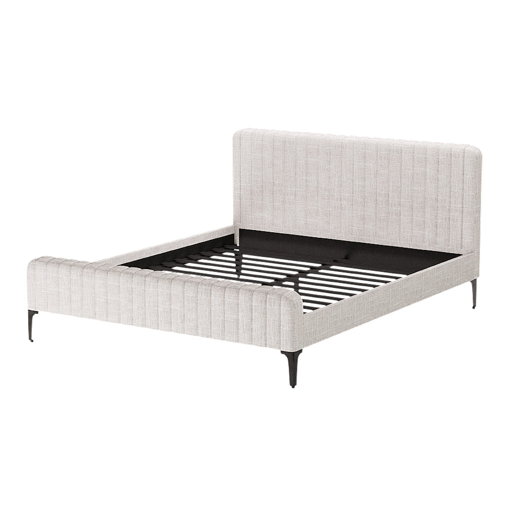 Ammy Bed Frame - Beige King