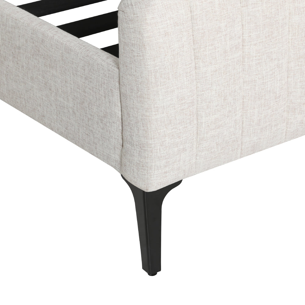 Ammy Bed Frame - Beige King