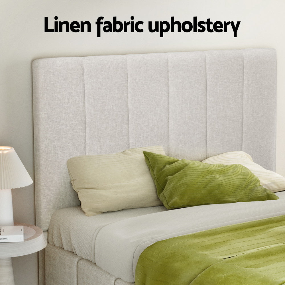 Tette Bed Frame - Queen Beige