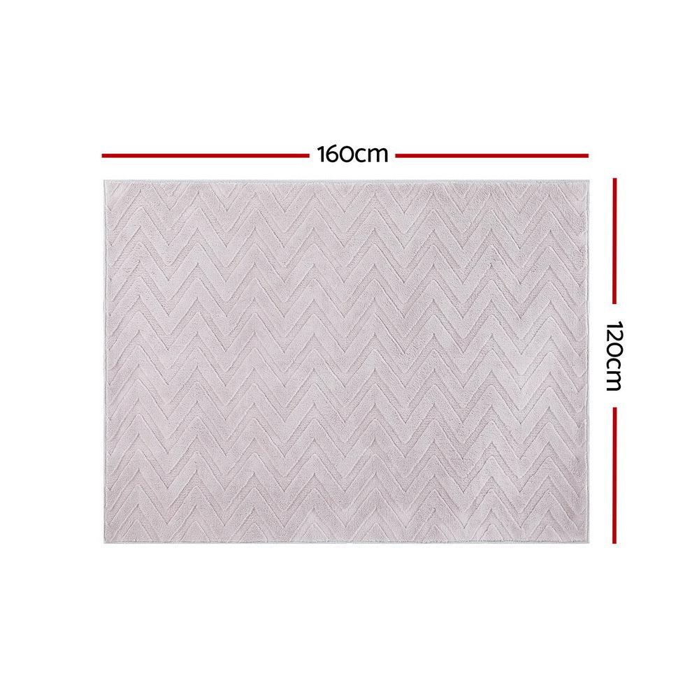 Azul Floor Rug 120x160cm - Pinkish Grey