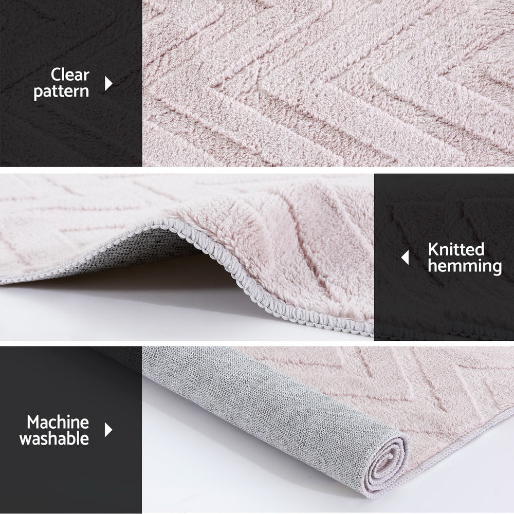 Azul Floor Rug 120x160cm - Pinkish Grey