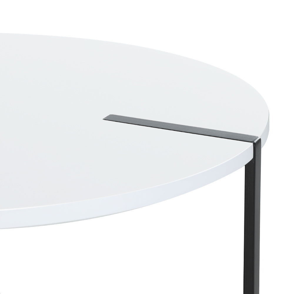 White Cedric Coffee Table - 60cm