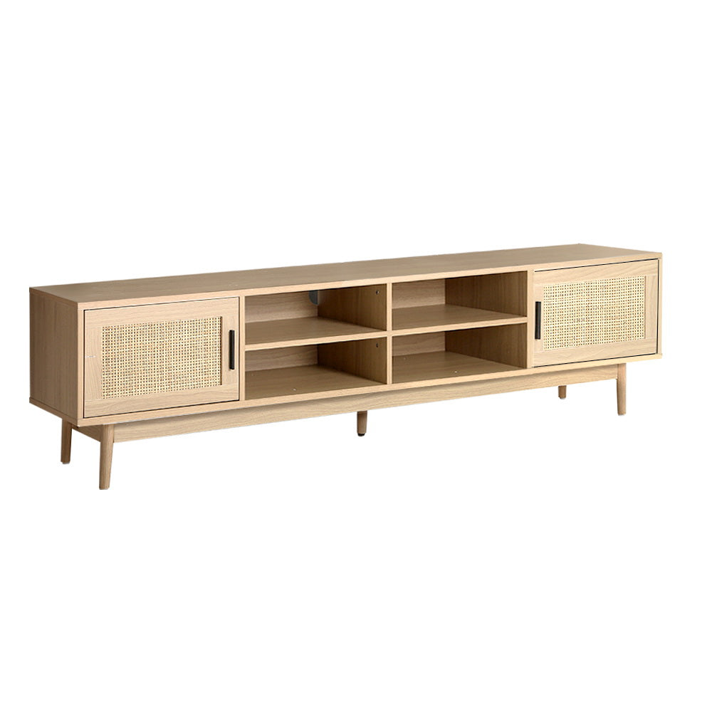 Rattan TV Cabinet - Entertainment Unit 180cm