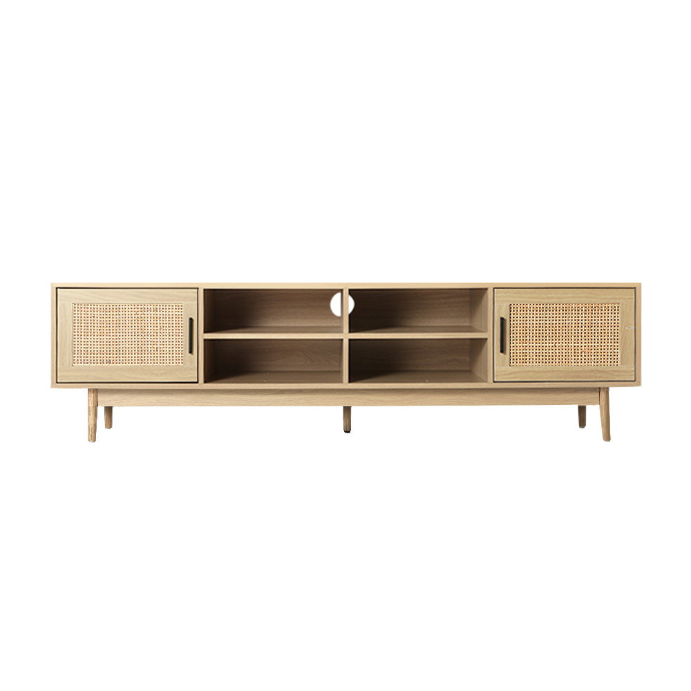 Rattan TV Cabinet - Entertainment Unit 180cm