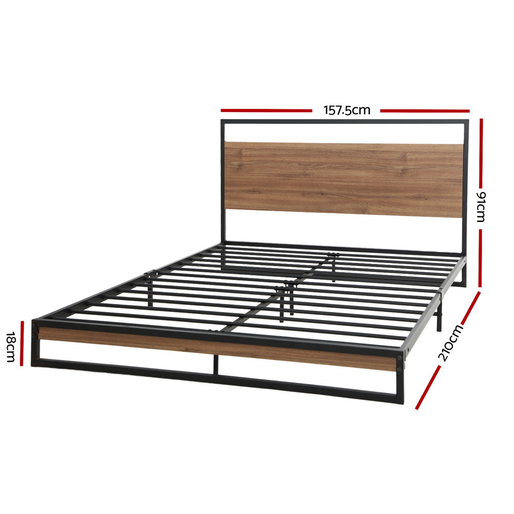 Dane Metal Bed Frame - Queen
