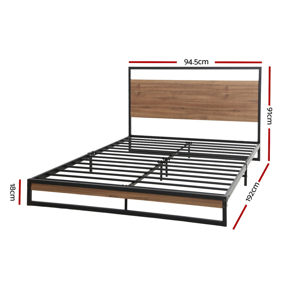 Dane Metal Bed Frame - Single