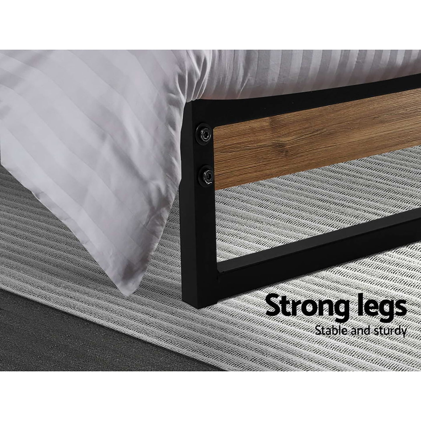 Dane Metal Bed Frame - Single