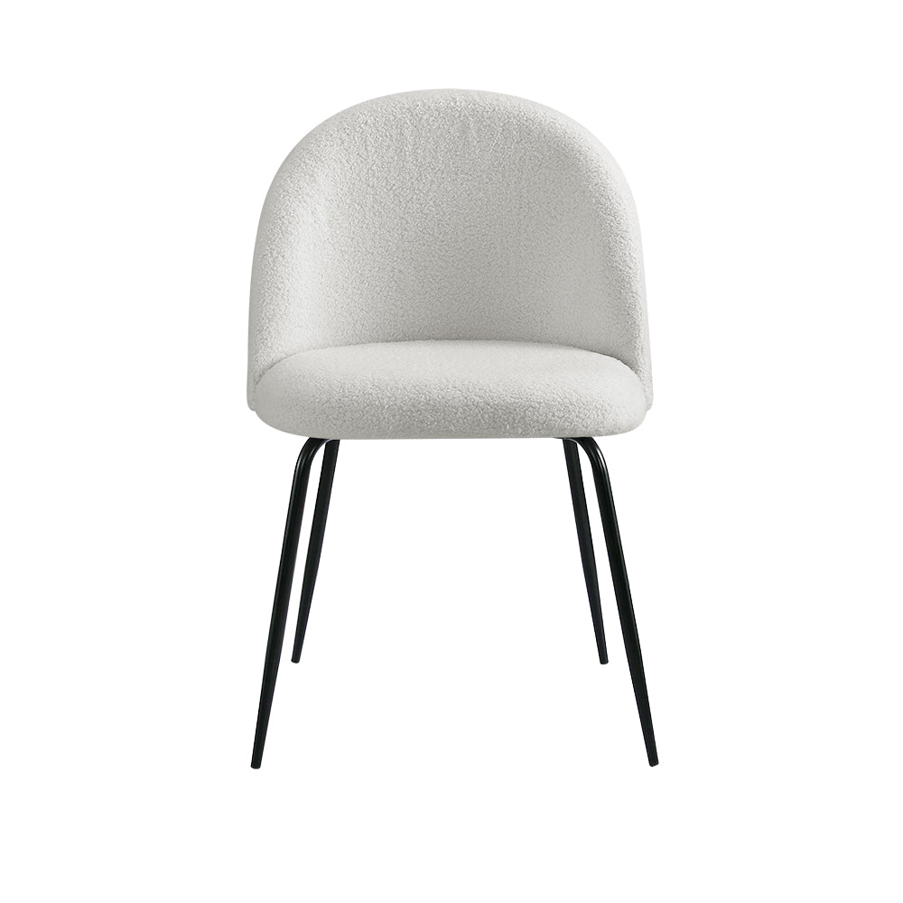 Sherpa Dining Chairs - White - Set of 2