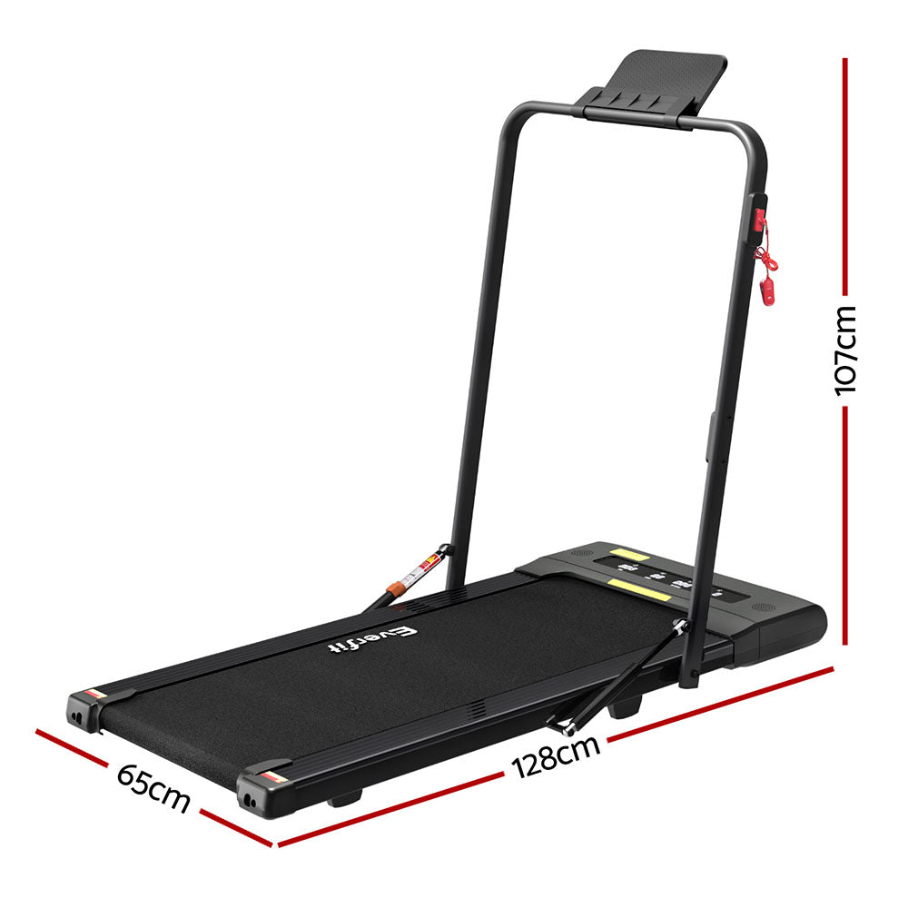 Everfit Treadmill & Electric Walking Pad - 400mm Black