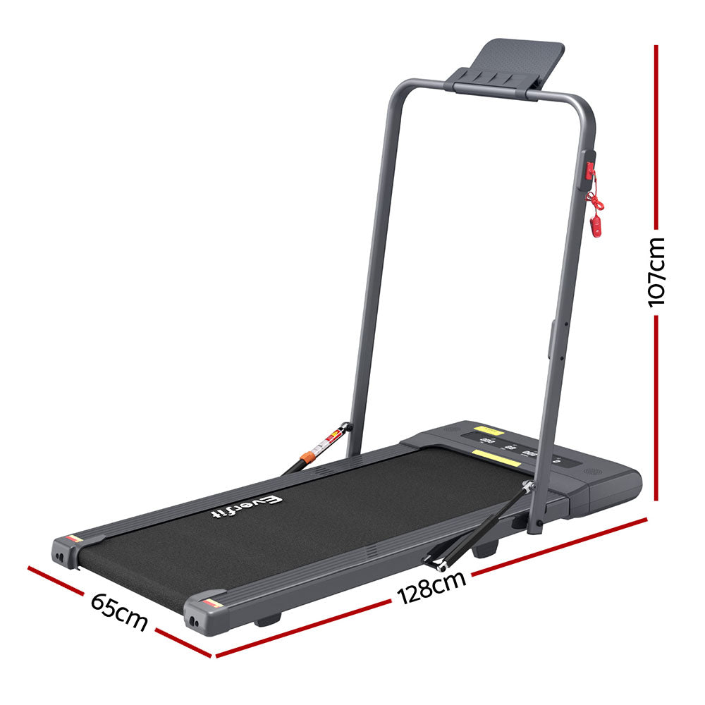 Everfit Treadmill & Electric Walking Pad - 400mm Grey