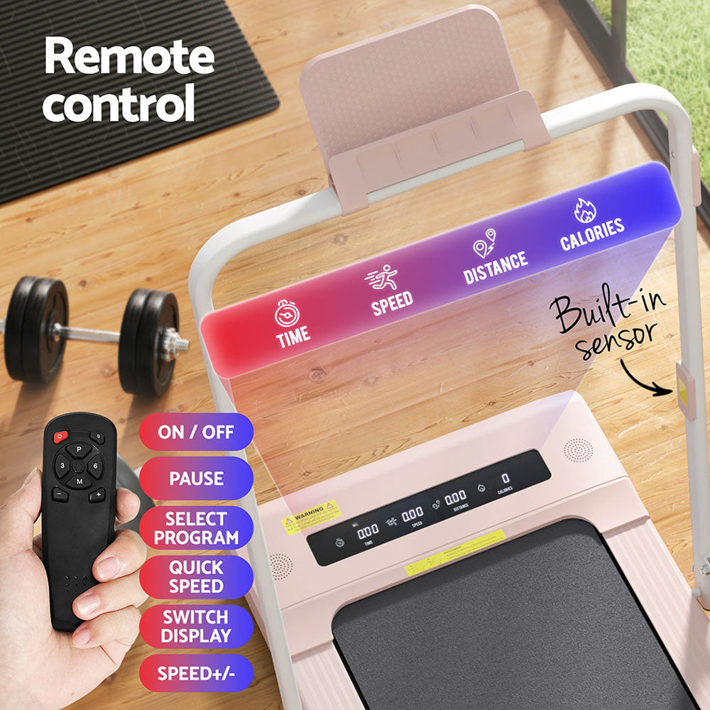 Everfit Treadmill & Electric Walking Pad - 400mm Pink