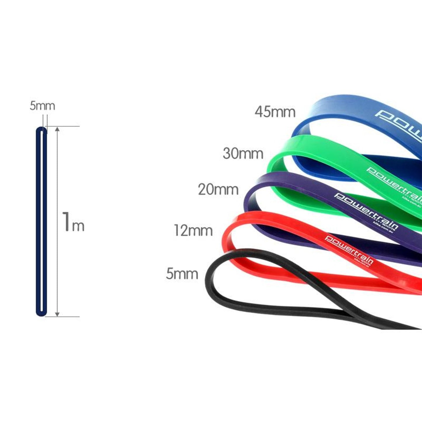 Resistance Bands Set - Multi Colour