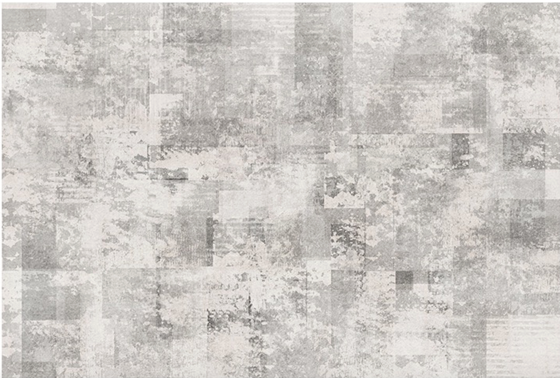 Modern Grey Microfiber Rug 200cm x 300cm