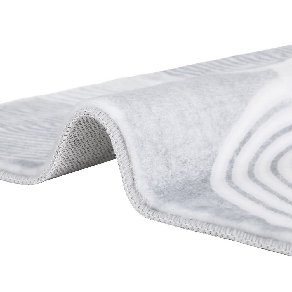 Cyril Floor Rug 120x160cm  - White & Grey