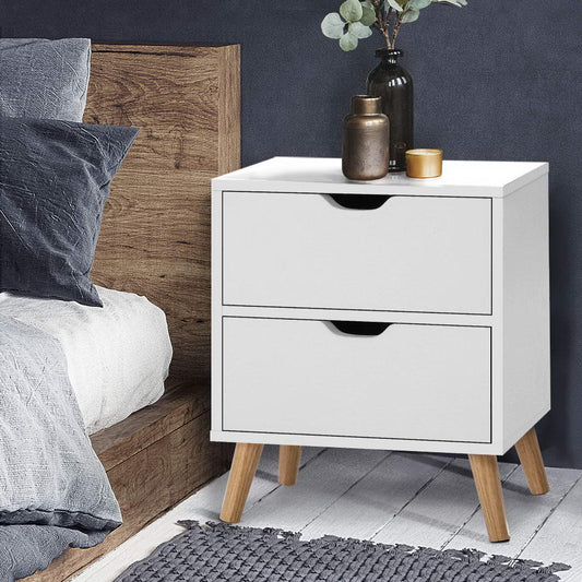 Boden Bedside Table Drawers - White