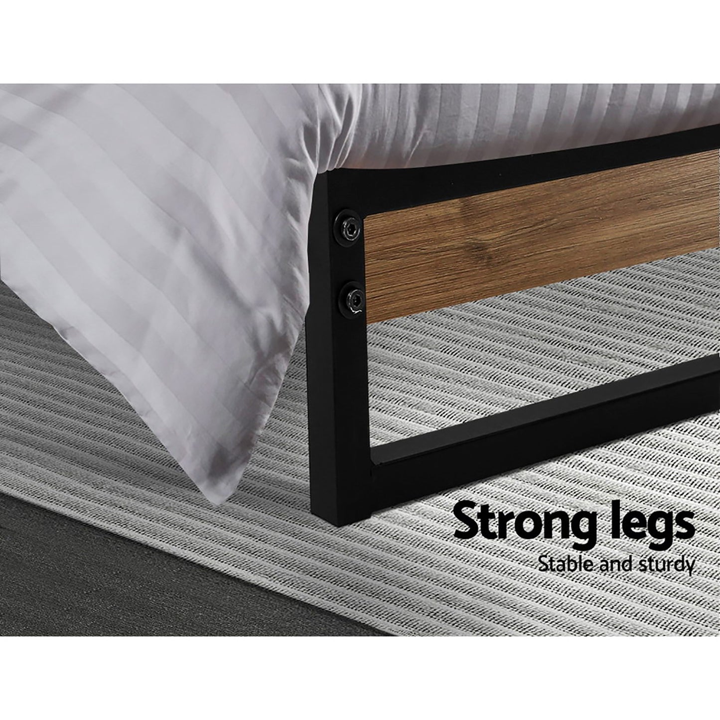 Dane Metal Bed Frame - King