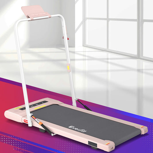 Everfit Treadmill & Electric Walking Pad  - 400mm Pink