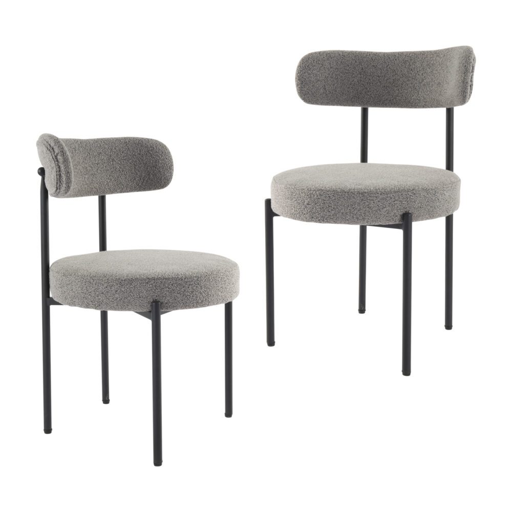 Elsa Dining Chairs - Slate Grey - Set of 2