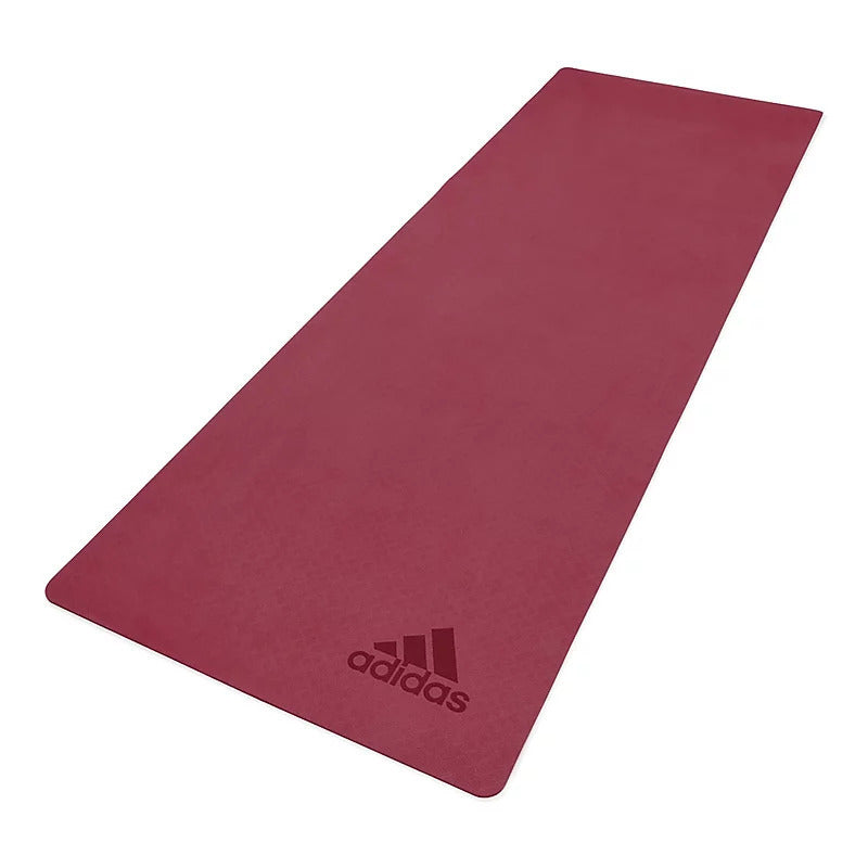 Adidas Premium Yoga Mat – 5mm - Mystery Ruby