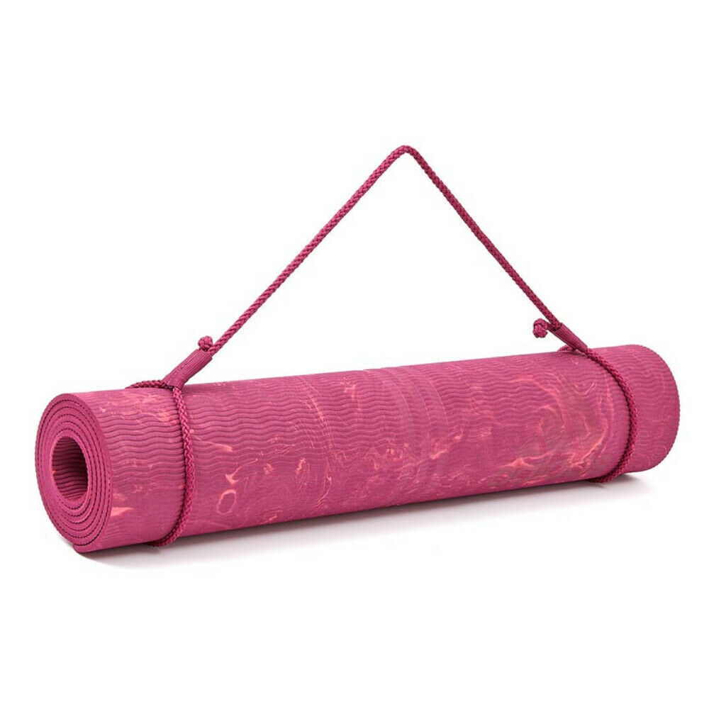 Adidas Premium 5mm Camo Yoga Mat – Power Berry